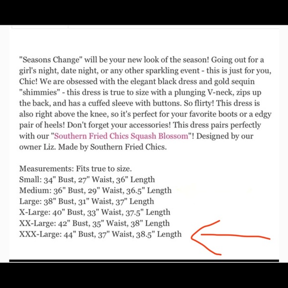 Southern Fried Chics Seasons Change Black Dress - Picture 3 of 5